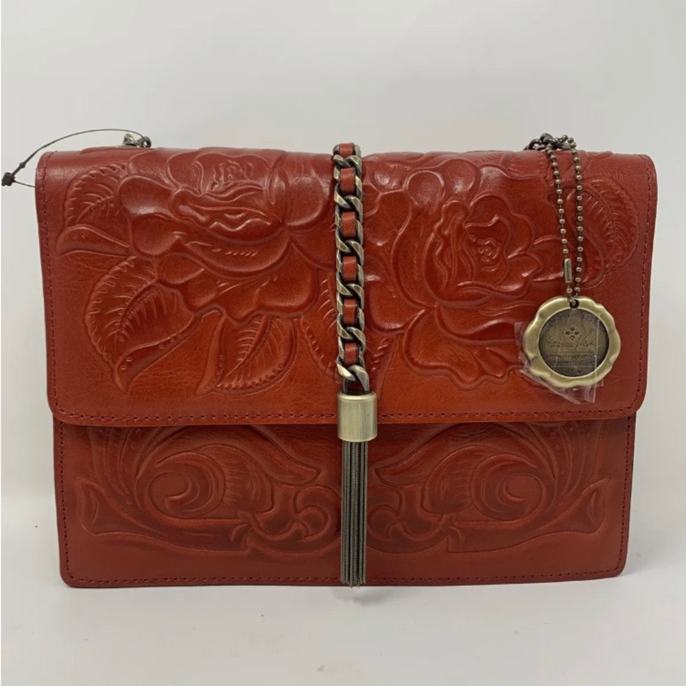 Beautiful Patricia Nash purse with chain strap and chain tassel - Picture 3 of 6